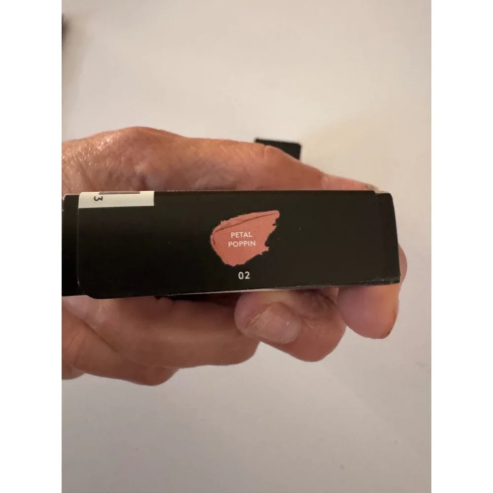 Fenty Beauty Cheeks Out Cream Blush Petal Poppin & Fenty Icon Lipstick Case New